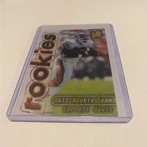Terrell Davis Rookie 1995 Fleer Ultra Extra football card vintage collectible